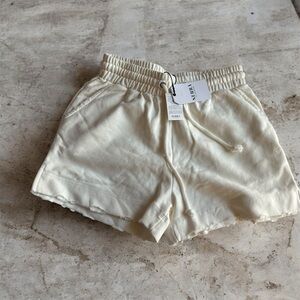 SERRA BY JOIE RUCKER Cream Athletic Women's Shorts Size Small